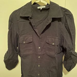 James perse collared shirt